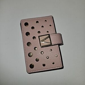 Victoria's Secret Blush Card Holder with Gold Accents